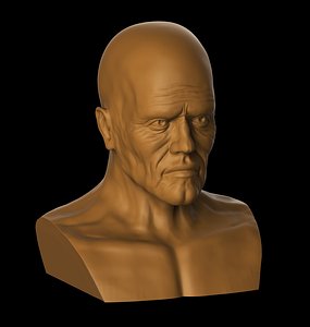 male head 3D