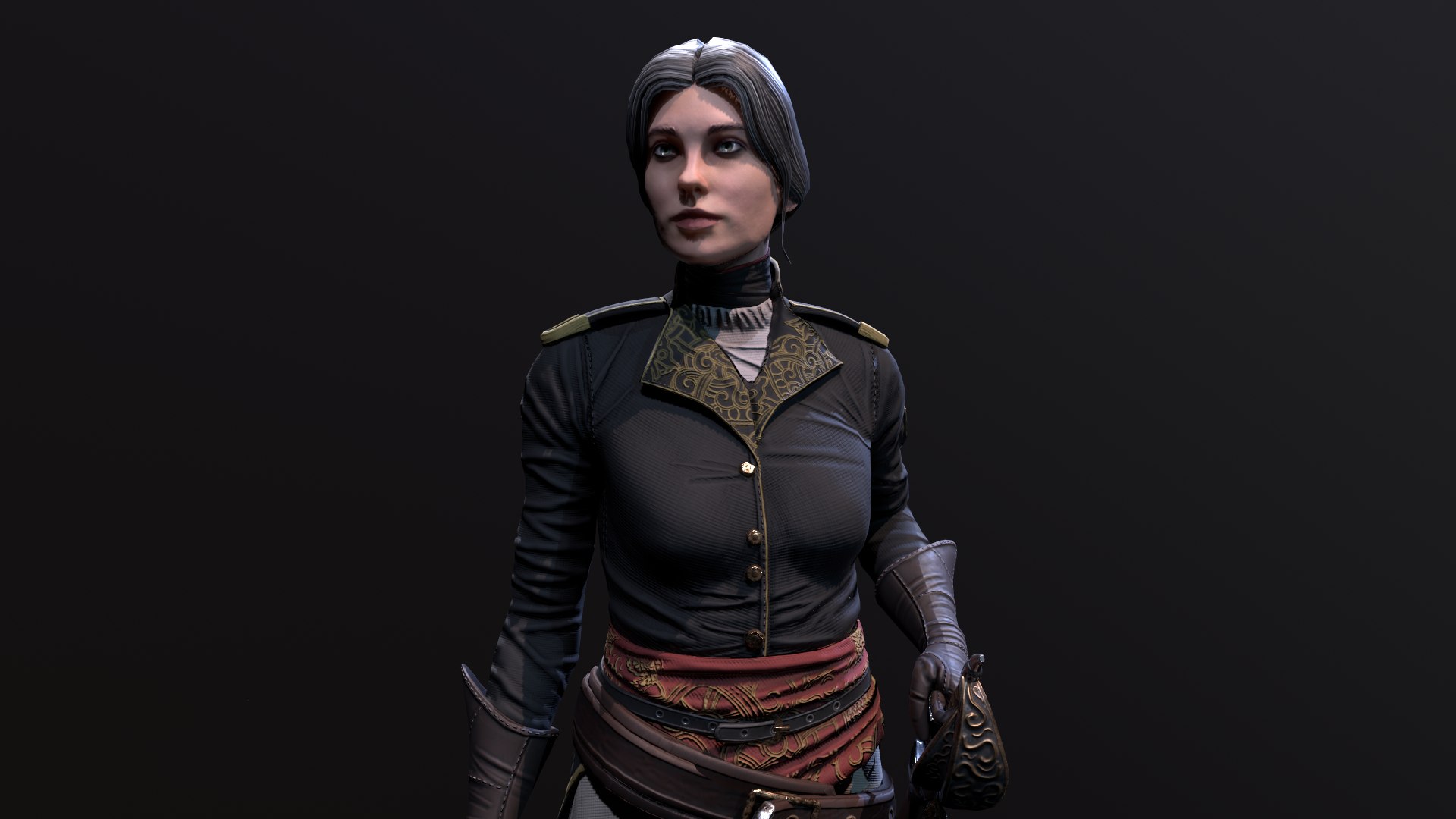 Woman Admiral 3D - TurboSquid 1933412