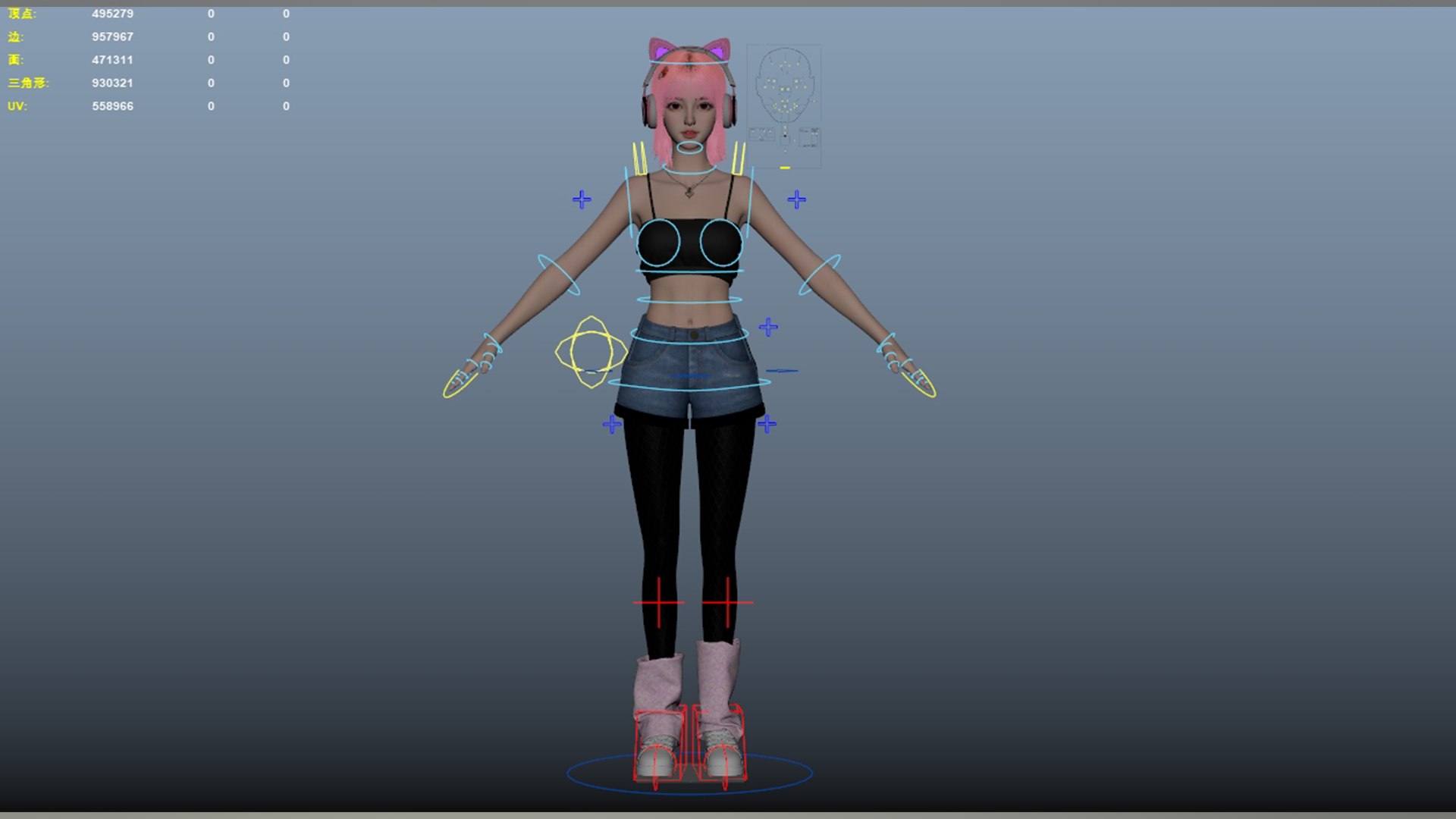 3D Girl Band Binding Model - TurboSquid 2162811