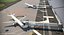 Airport Jetway Passenger Bridge with Aircraft