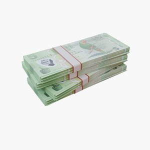 5 Fijian Dollar FJD 3D model