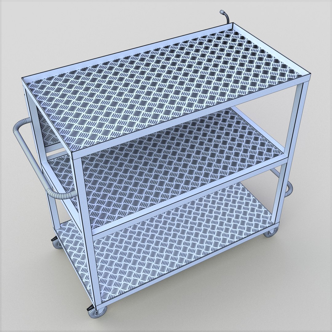 3D Trolley Table - TurboSquid 1801862
