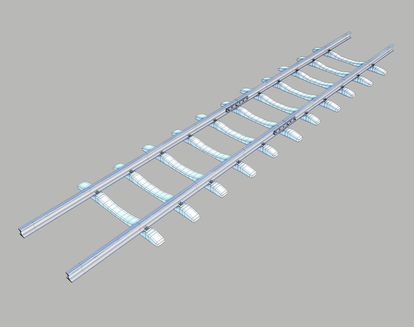 Old Railway Tracks 3D Model - TurboSquid 2212214