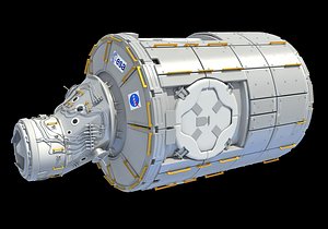3D tranquility node 3 module model