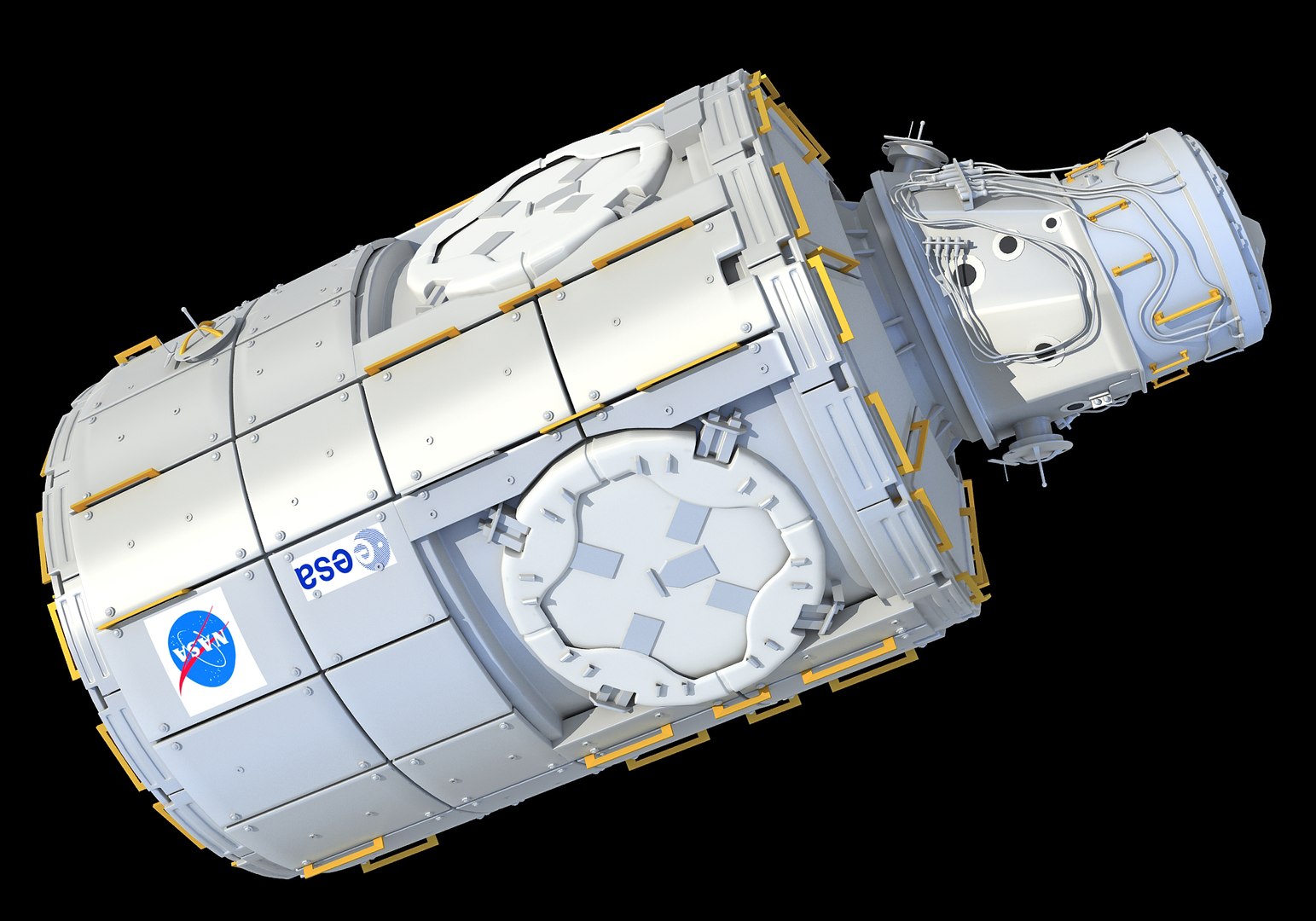 3D Tranquility Node 3 Module Model - TurboSquid 1403482