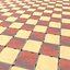 Piso de piedra de colores