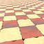 Piso de piedra de colores