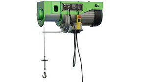 Electric Hoist  Industrial Design  High Detail 3D Model