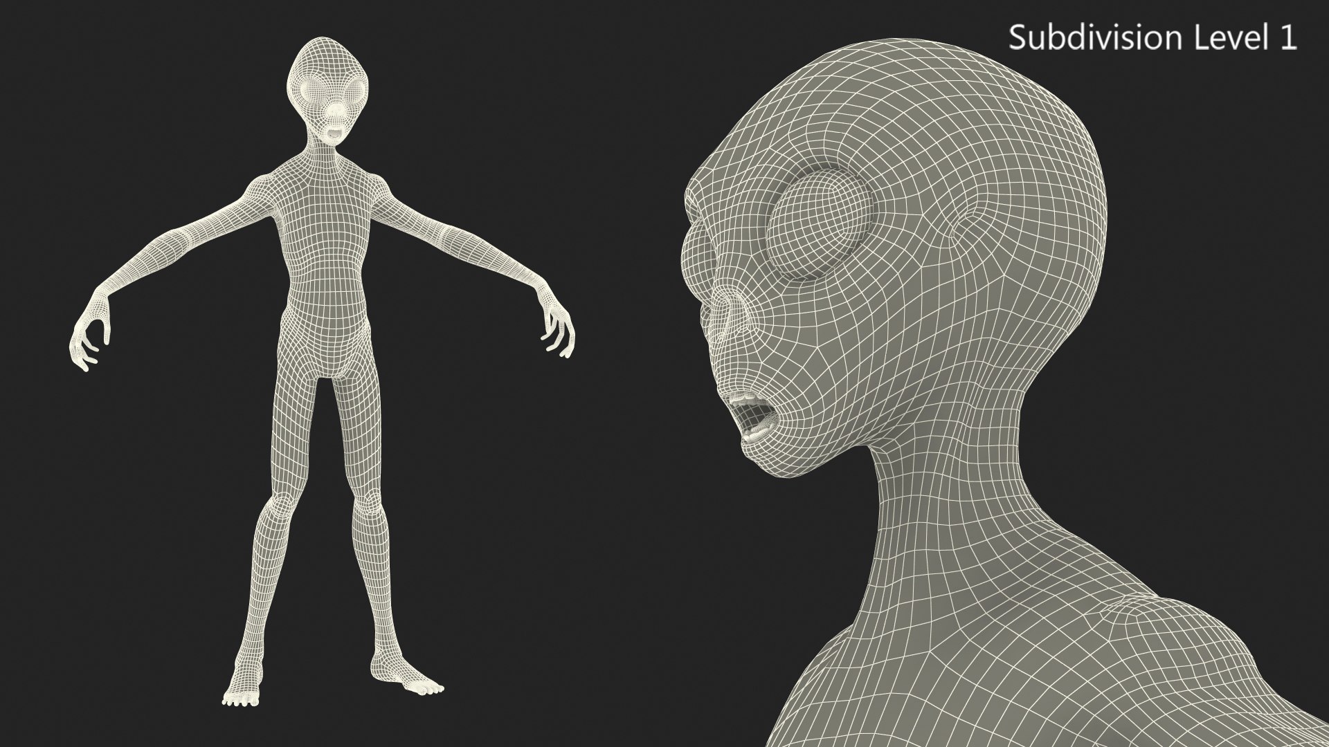 3D Humanoid Alien Creature model https://p.turbosquid.com/ts-thumb/U3/dQ0rhD/Tw/humanoidaliencreaturemb3dmodel014/jpg/1648022185/1920x1080/fit_q87/ce37cc11814e464c9567f7ba807bda5039bb4480/humanoidaliencreaturemb3dmodel014.jpg