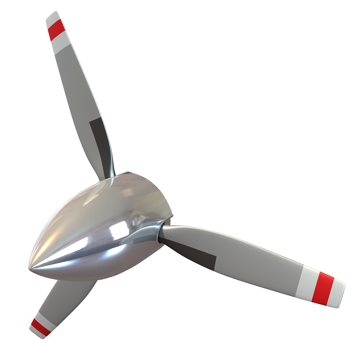 3d obj aircraft propeller blade