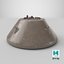 Cone-Shaped Bottom Influence Sea Mine Sand 3D model