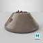 Cone-Shaped Bottom Influence Sea Mine Sand 3D model