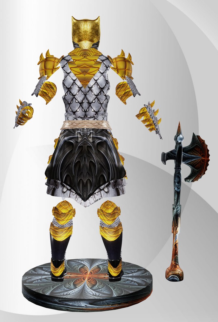 3D Styles Armor Low-poly 3D Model - TurboSquid 1806771
