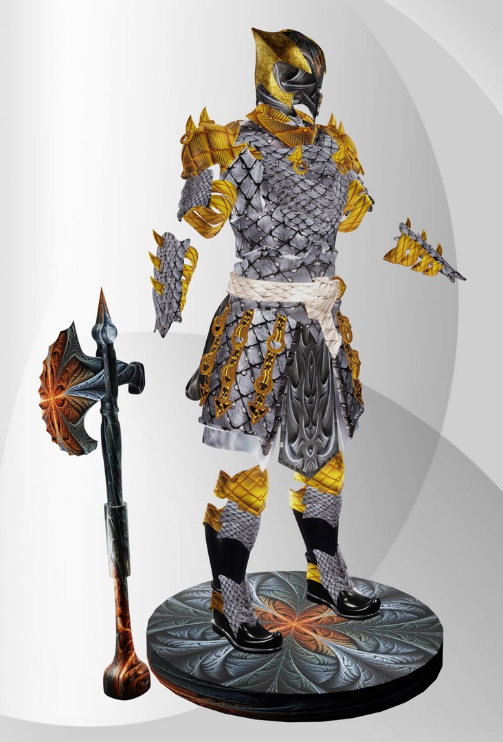 3D Styles Armor Low-poly 3D Model - TurboSquid 1806771