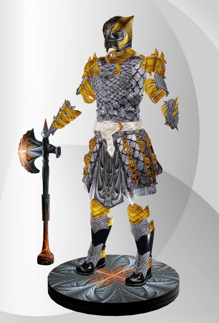 3D Styles Armor Low-poly 3D Model - TurboSquid 1806771