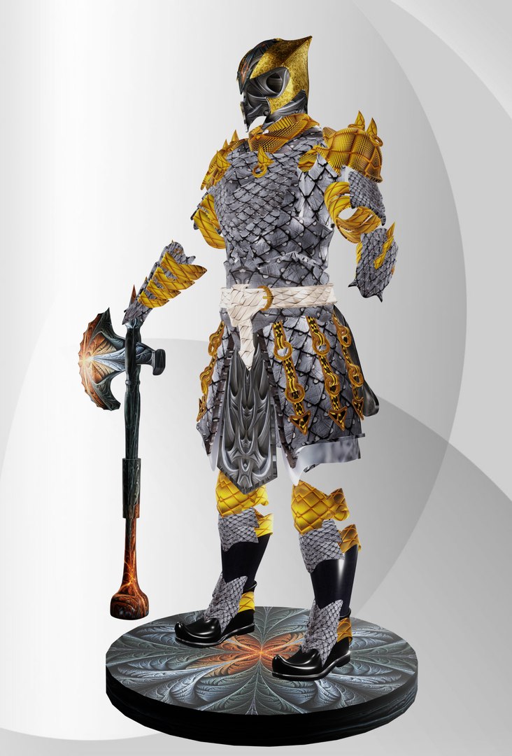 3D Styles Armor Low-poly 3D Model - TurboSquid 1806771