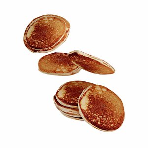 pancake 3D model