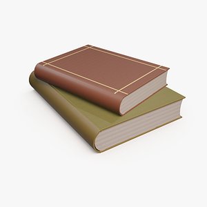 Low poly books
