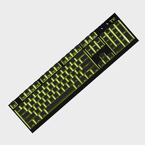 keyboard 3D model