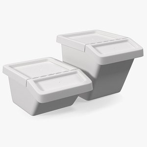 3D model Storage Containers with Lid Set