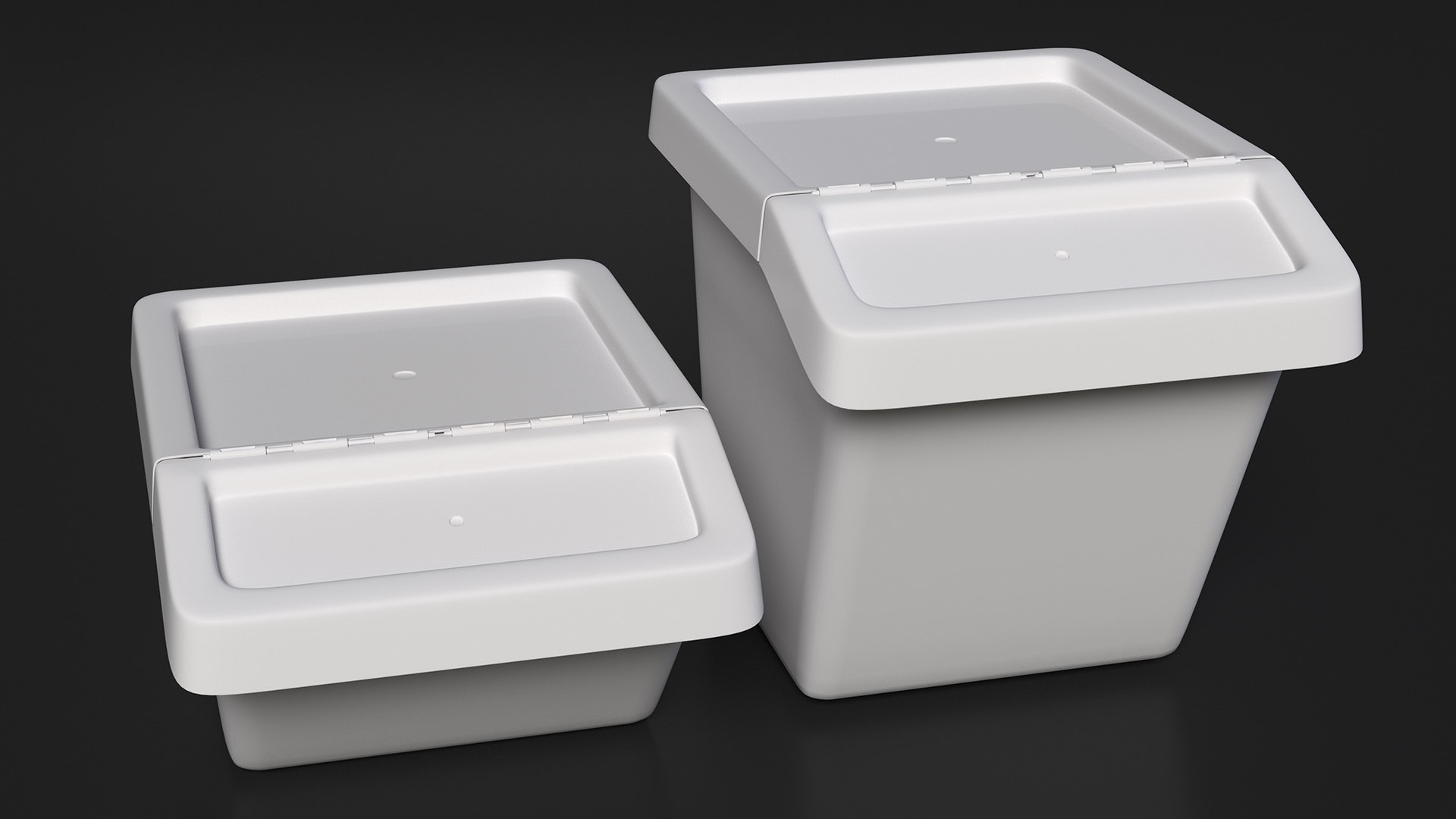 3D model Storage Containers with Lid Set - TurboSquid 2071358