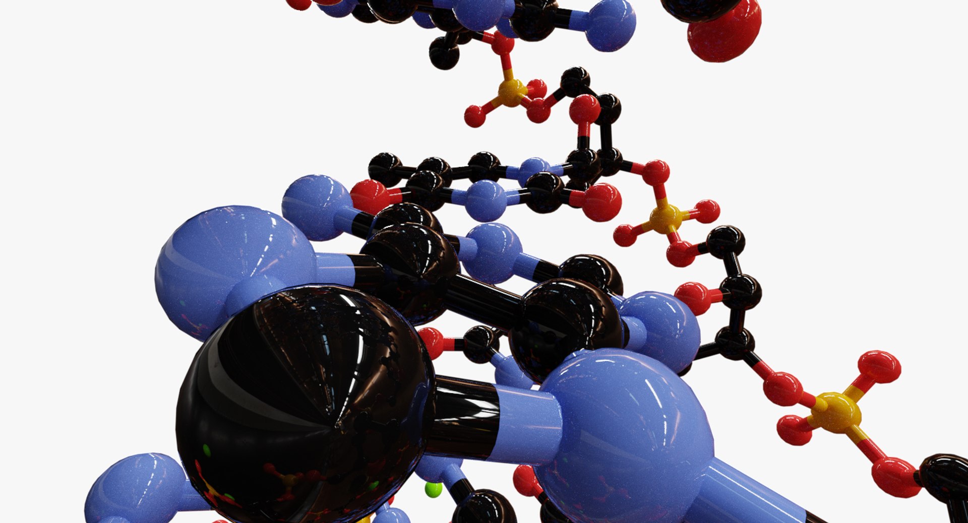 3D Model Double Helix Dna Molecule - TurboSquid 1161814
