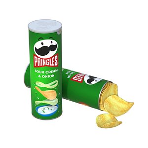 Pringles sour cream 3D model
