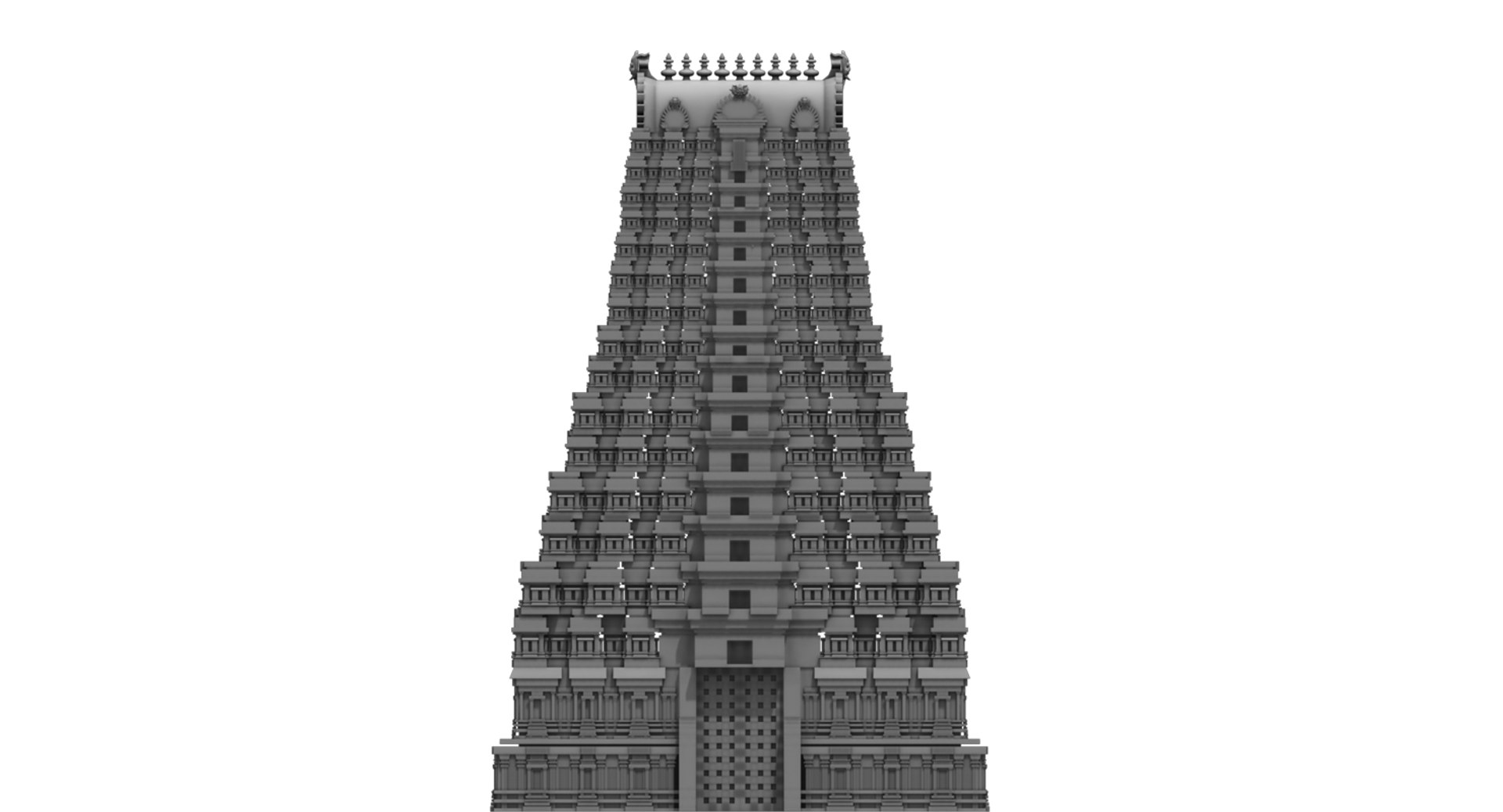 Hindu Temple 3D Model - TurboSquid 1473382