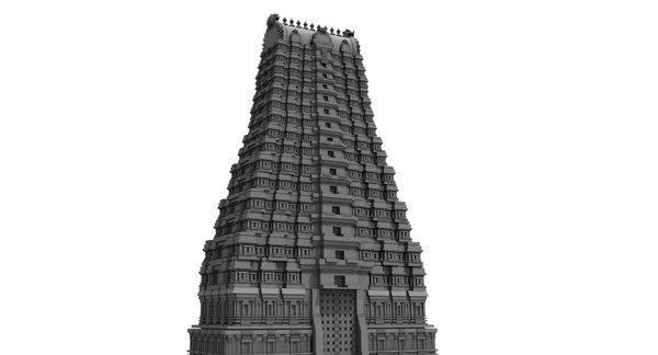 Hindu Temple 3D Model - TurboSquid 1473382