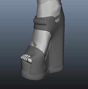 3d model shoe 2