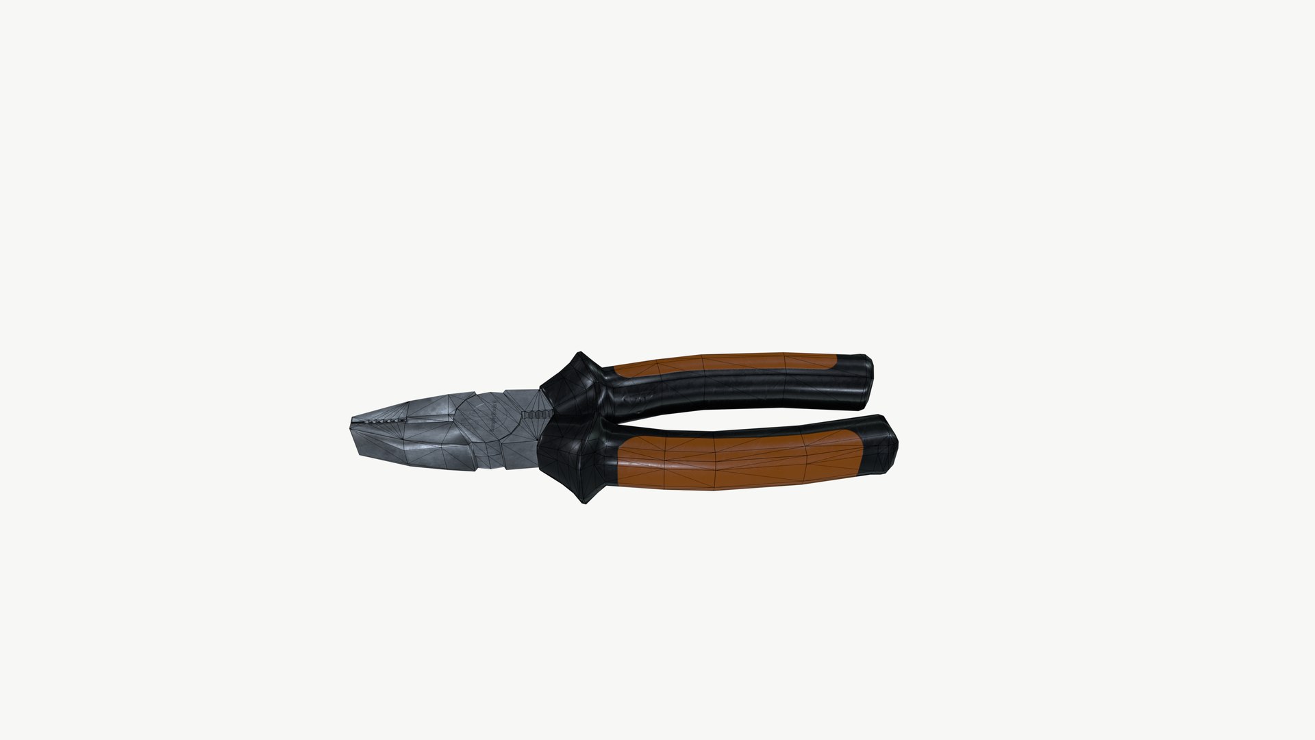 Plier 3D model https://p.turbosquid.com/ts-thumb/U3/w14x9u/7S/wireframe/png/1734438934/1920x1080/fit_q87/c0cc0d9954847dcf2369e8672d5e65d22fafcb0b/wireframe.jpg