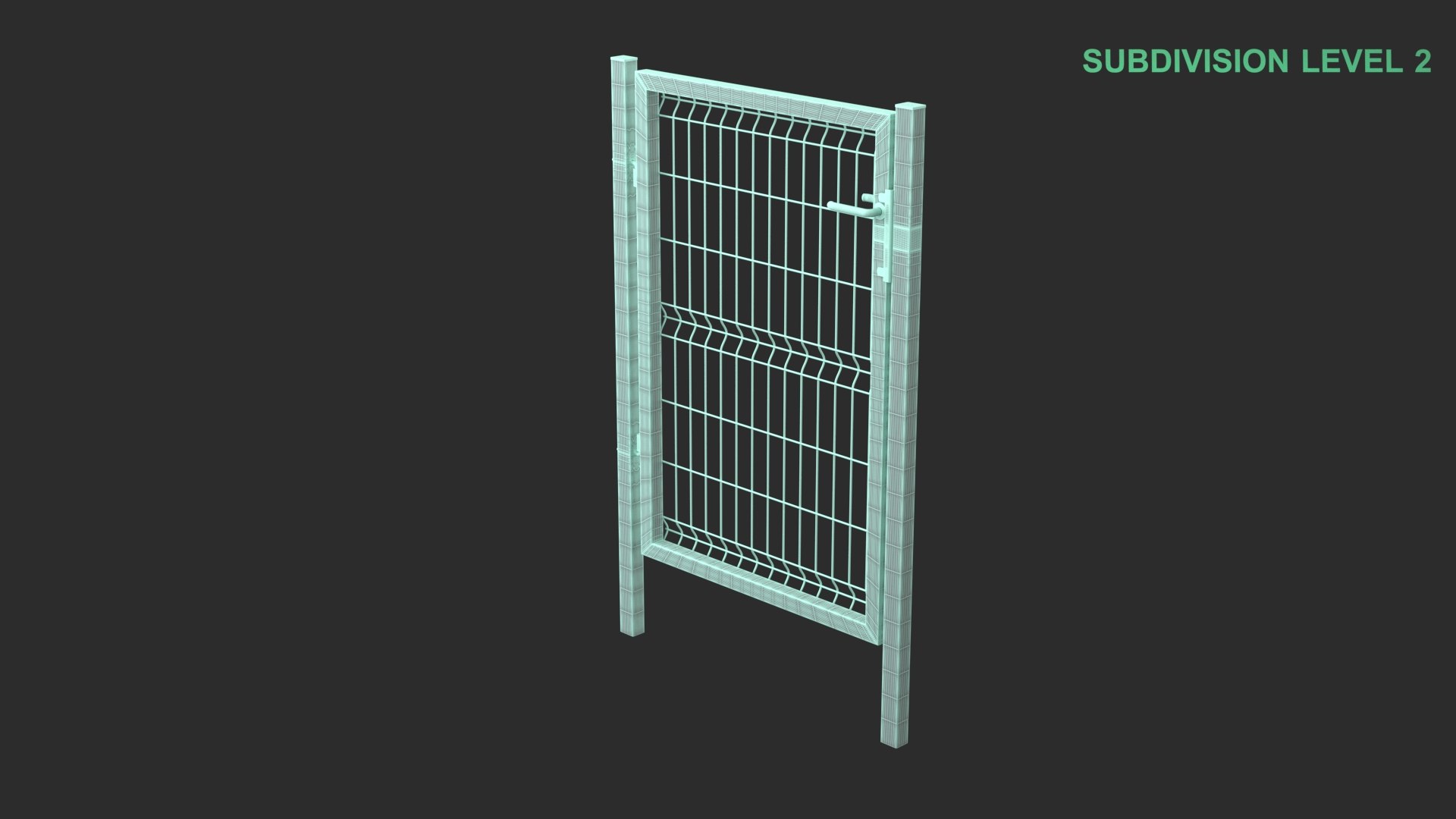 3D Model Fence Gate - TurboSquid 2318850