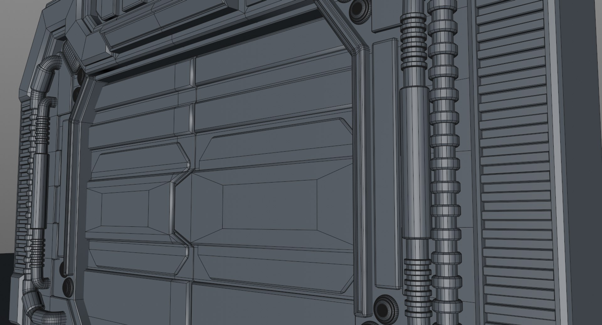 3D sci fi door model https://p.turbosquid.com/ts-thumb/U4/0Zfhqj/ksx2aWGw/wireframe0006/png/1559678633/1920x1080/fit_q87/4b98b72c518b4be1b76db6efa2ab9b25483512a4/wireframe0006.jpg