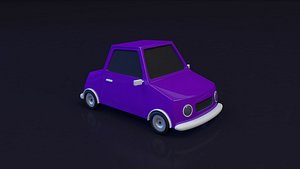 cartoon car 3D model