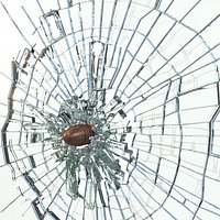 Dynamic Glass Fracture Bullet Exit