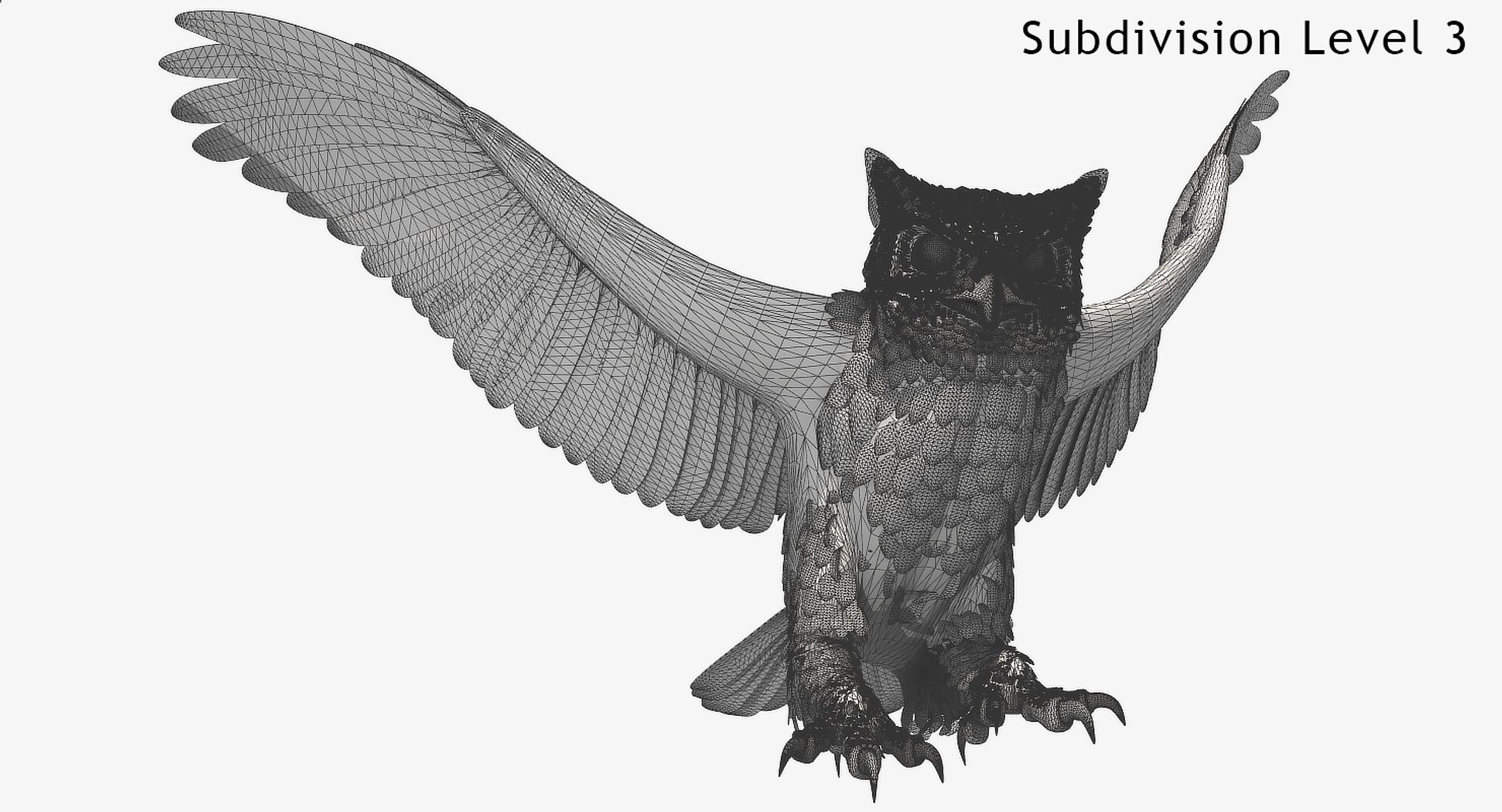great horned owl 3D model https://p.turbosquid.com/ts-thumb/U4/3jLj1f/xB6g6KeK/ghosingles1480x800_02b/jpg/1516495999/1920x1080/fit_q87/56c985e5ec99de1d1d102221f206f04fd9d69858/ghosingles1480x800_02b.jpg