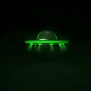 3D spaceship ship model