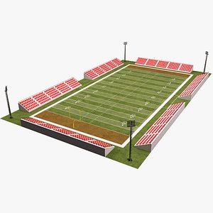 American Football Stadium 1 3D