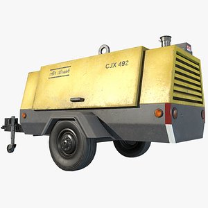 towable compressor 3D