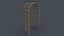 PBR Wooden Arbour Garden Arch A