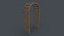 PBR Wooden Arbour Garden Arch A