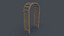 PBR Wooden Arbour Garden Arch A