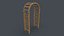 PBR Wooden Arbour Garden Arch A