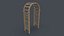 PBR Wooden Arbour Garden Arch A