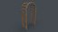 PBR Wooden Arbour Garden Arch A