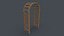 PBR Wooden Arbour Garden Arch A
