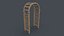 PBR Wooden Arbour Garden Arch A