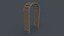 PBR Wooden Arbour Garden Arch A