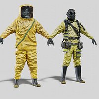 HAZMAT NBC Suit Rigged