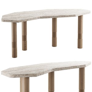 376 Revival Oak Wood Console Table